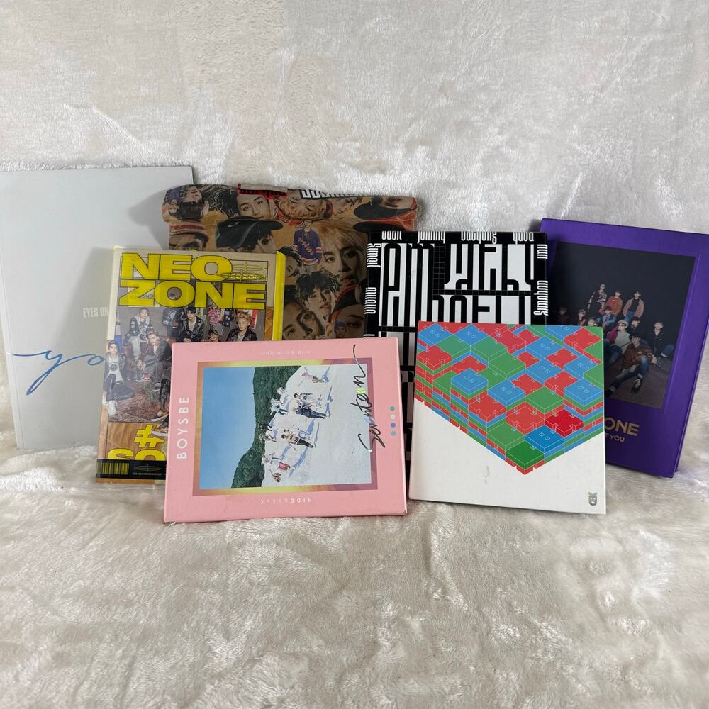 Kpop Album Lot of 7 | Includes CDs, Photobooks and other Souvenirs